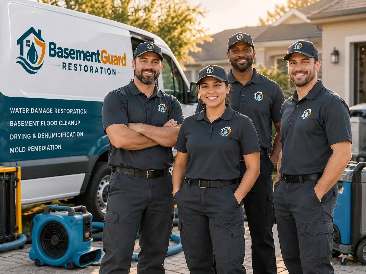 Basement Water Damage Restoration company in De Soto, IA